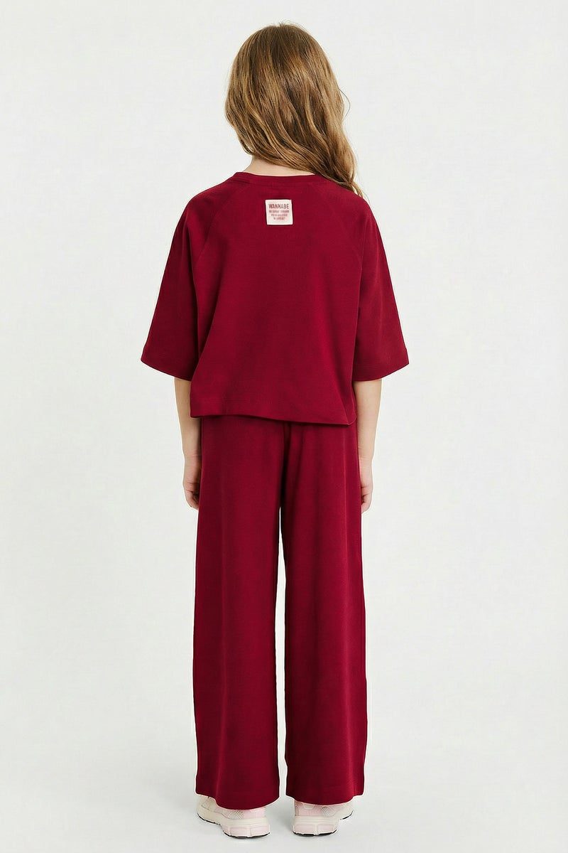 DeFacto Red Girl Girl 2 Piece Set Casual - Image 4